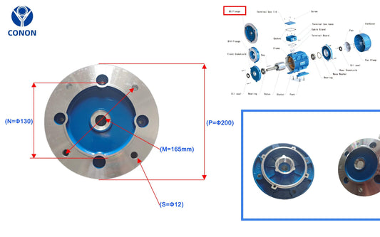 Electric motor 90 Frame B5 Flange shaft 24MM YX3 SERIES Three phase motor