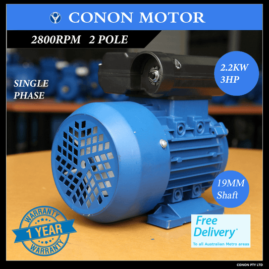 2.2kw 3HP 2800rpm 3/4" 19mm shaft Compressor motor single phase 240v dual caps