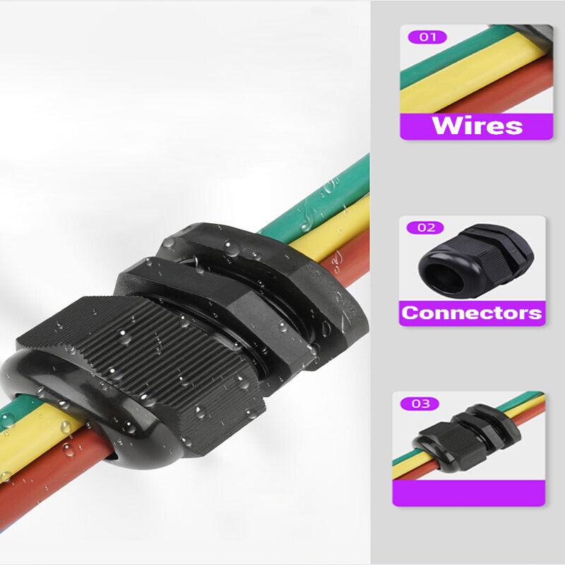 PG7-PG42 IP68 Nylon Cable Gland Waterproof Connector