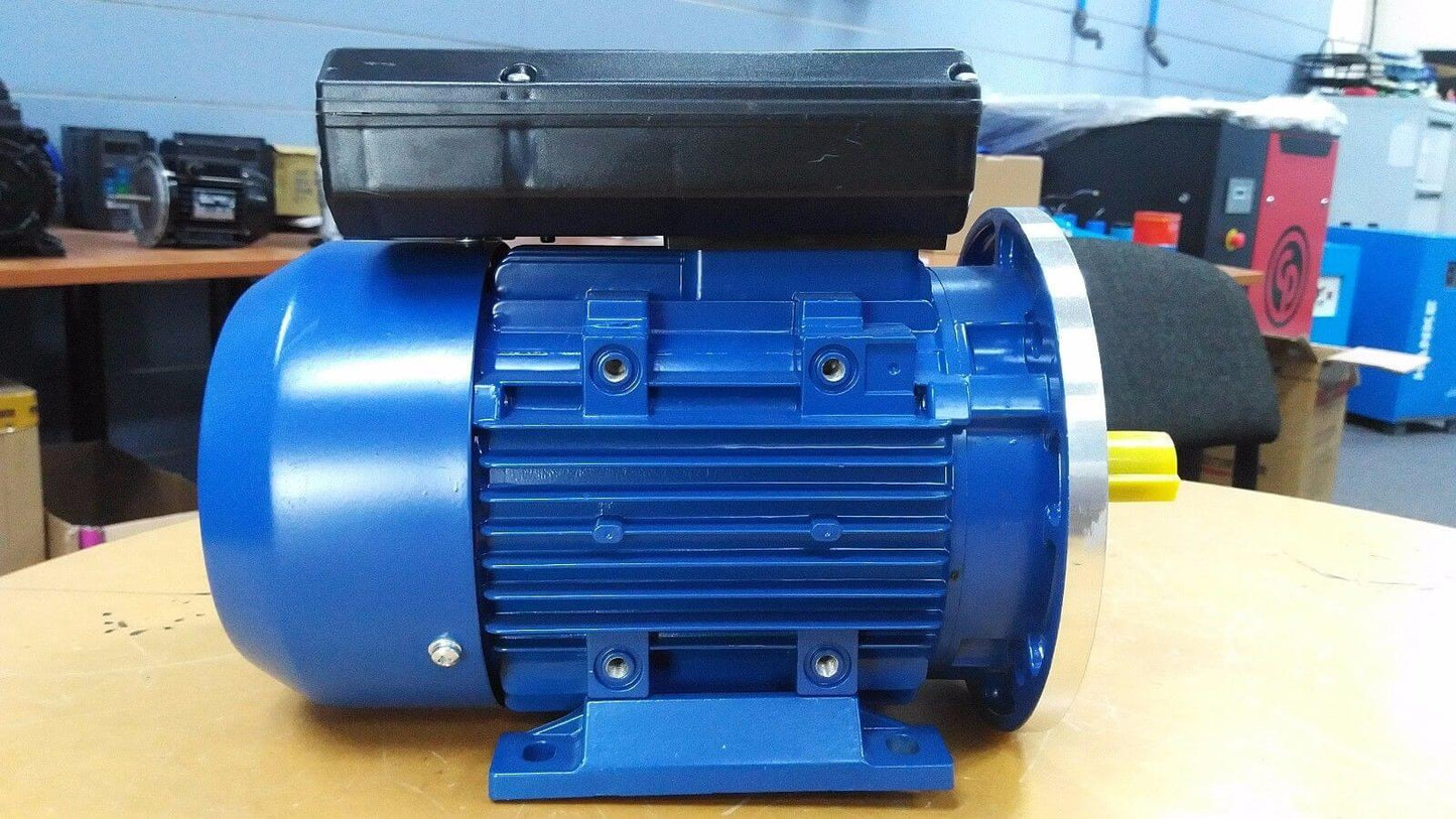 B5 FLANGE 0.75kw 1HP 1400pm shaft 19mm Electric motor single-phase cement mixer