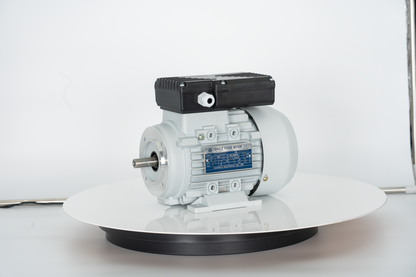 Single Phase 1.1kW 1.5HP 1400rpm Electric Motor & Worm Gearbox Type 090