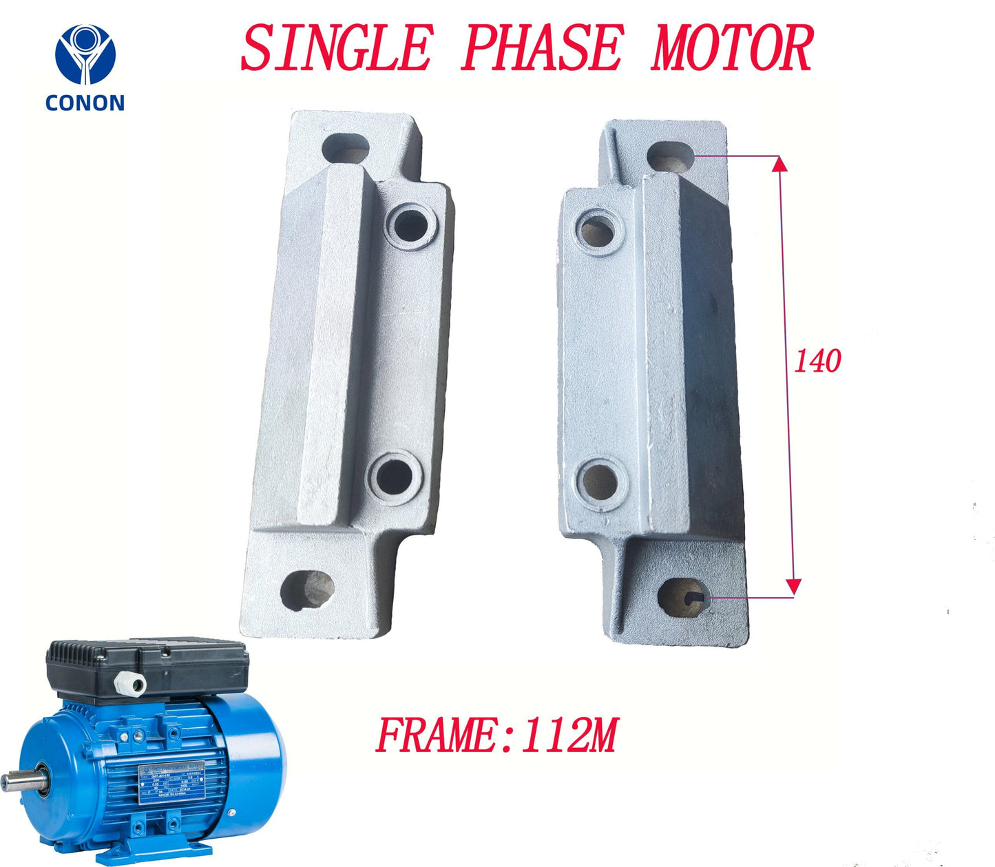 B35 FLANGE 3.7kw/5.5HP 1400rpm motor Single-phase 240v REVERSIBLE CSCR shaft 28mm