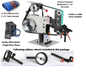 2"x 72" Belt Sander Grinder Linisher Complete Chassis 1.5KW Motor VFD Combo pack