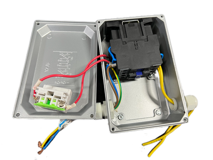 Push Button Switch Box Momentary 240v release Single phase alloy metal relay 3kw
