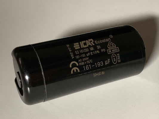 ICAR quality starting capacitor 250VAC 161UF - 193 uf Motor Fan 50/60Hz