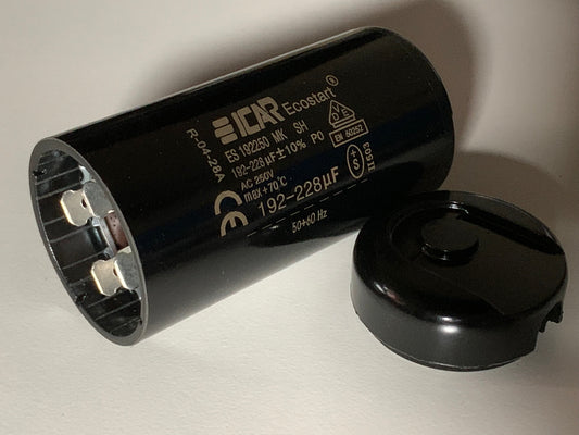 ICAR quality starting capacitor 250VAC 192UF - 228 uf Motor Fan 50/60Hz
