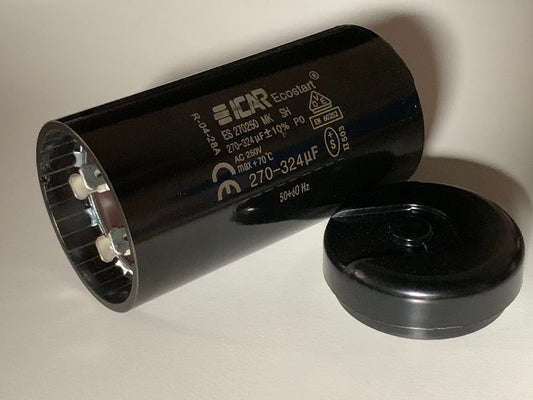 ICAR quality starting capacitor 250VAC 270UF - 324 uF Motor Fan 50/60Hz