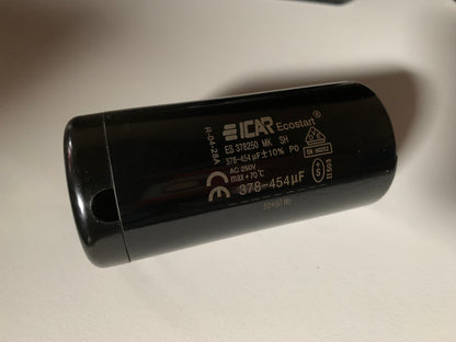 Start Capacitor ICAR 250Vac 35 to 480uf Motor Fan Ecostart Best quality 6.3 pin