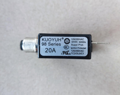 Overload Protector 5A-40A Thermal Overload Protector Reset Switch Fuse