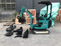 Brand NEW MINI Excavator DIESEL Engine 1T in Red and Green Color