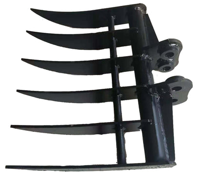 Small excavator, garden ploughing grass rake, one machine for multiple purposes