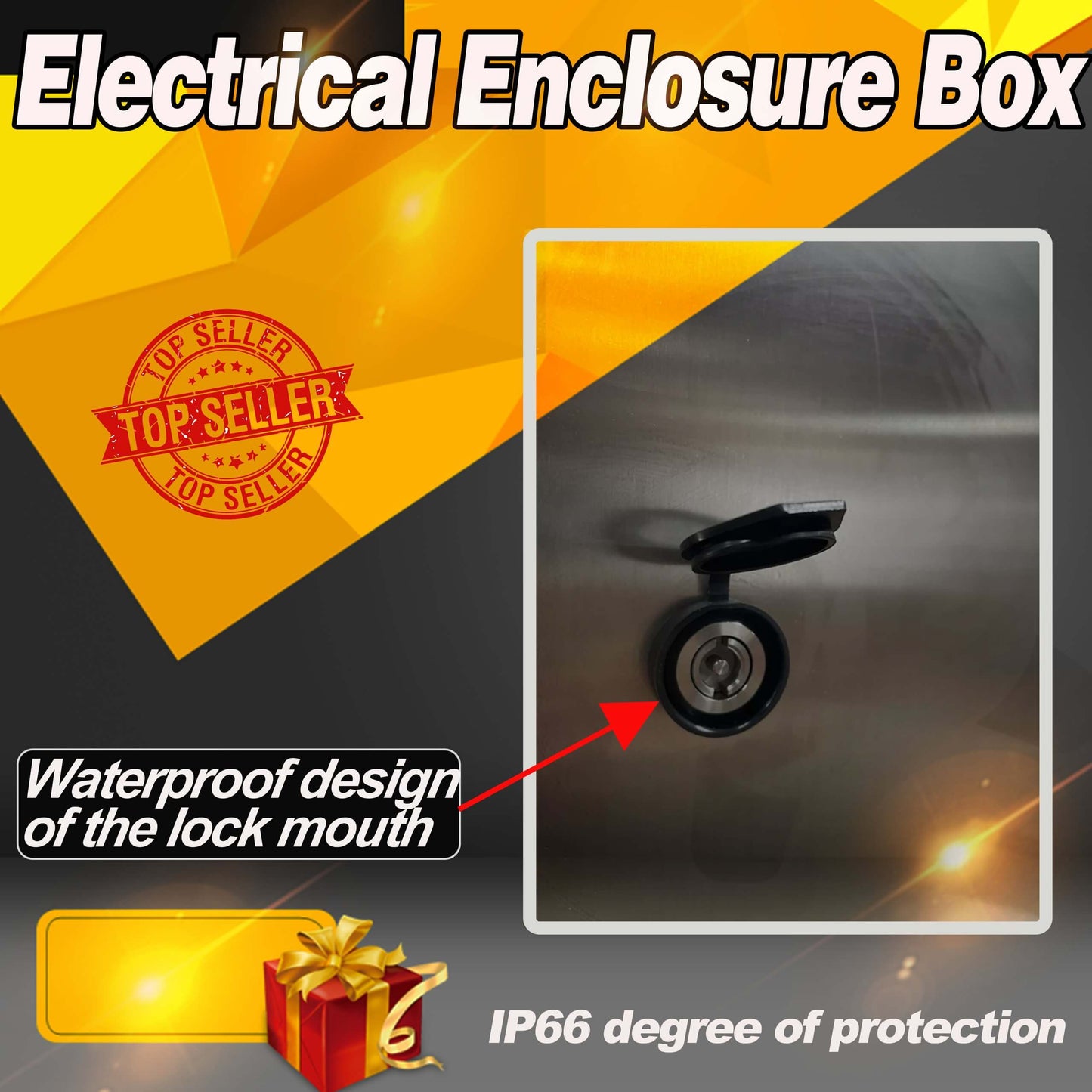 304 stainless Steel 1.5mm Electrical Enclosure Box 600x800x400 IP66