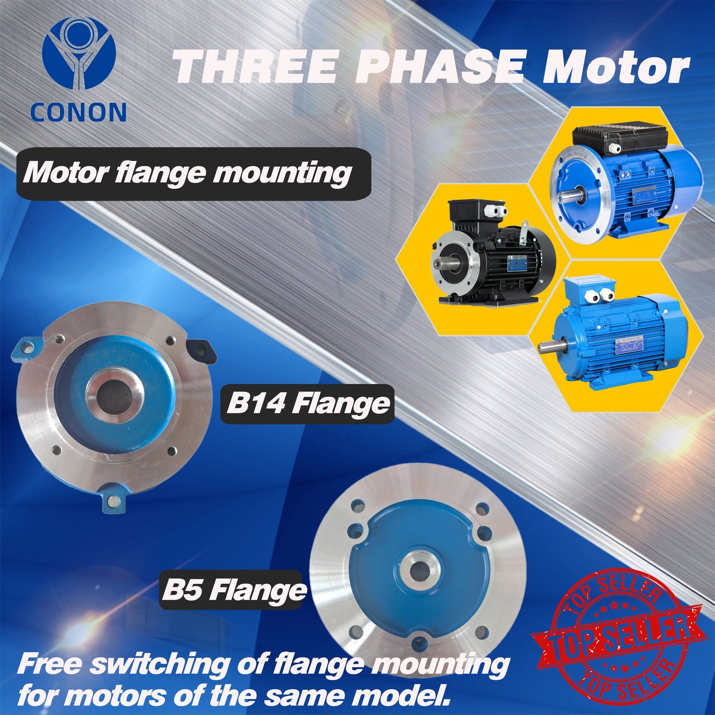 7.5kw/10HP 2800rpm Electric motor three phase Frame 112 compressor