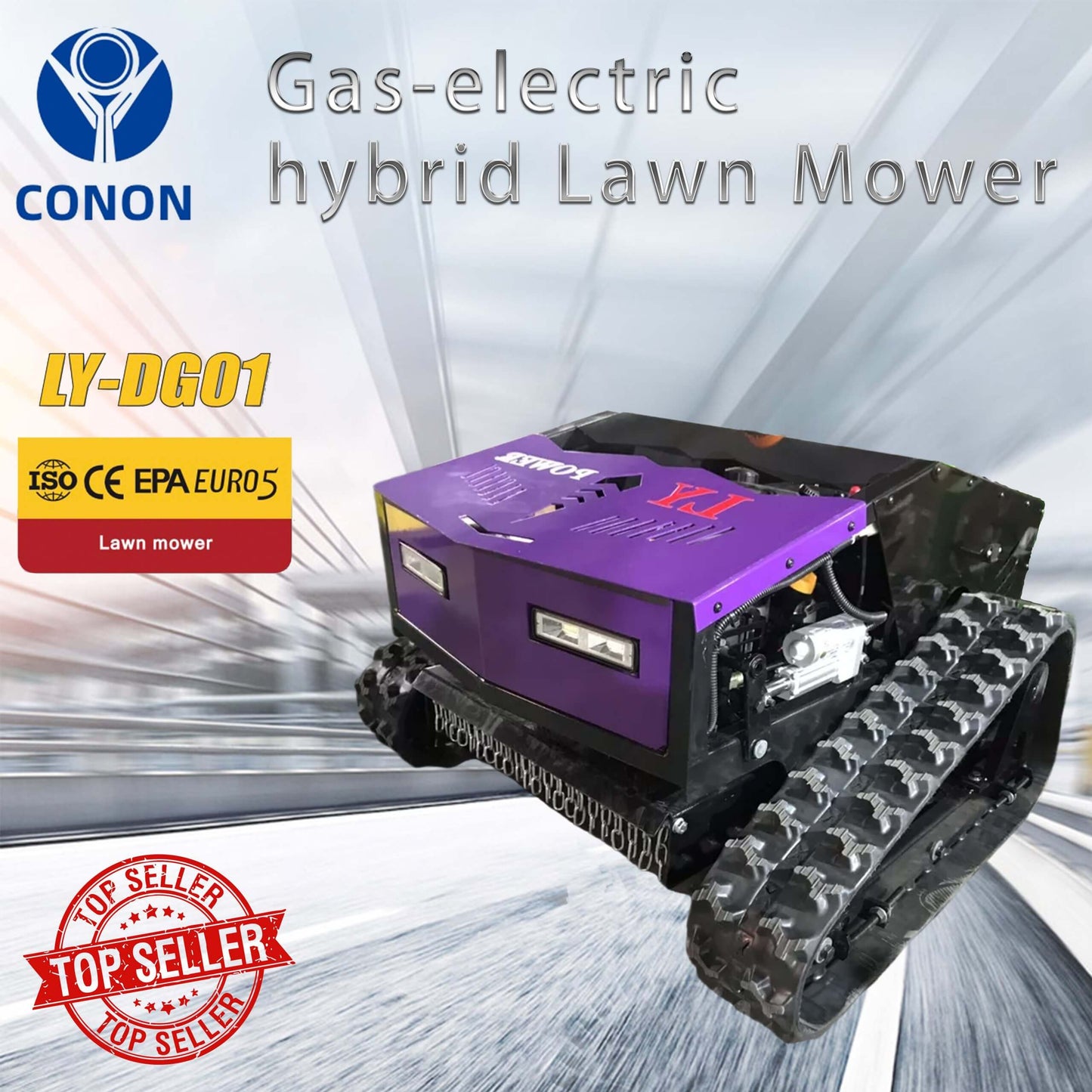 Remote Control Electric & Gasoline Lawn Mower Robot Grass Weeding Machine