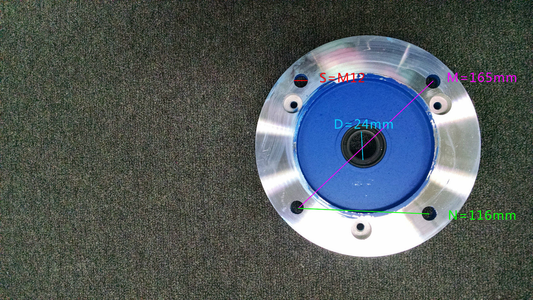 Flange shaft 24mm, B5 GMYL-90