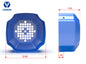 Frame number 80-132YX3 three-phase asynchronous motor fan cover 4 mounting holes
