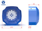 Frame number 80-132YX3 three-phase asynchronous motor fan cover 4 mounting holes