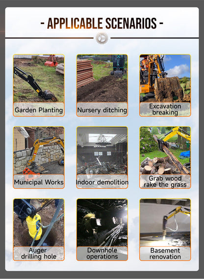 A set of 2 rubber tracks is suitable for 1 ton small crawler excavator