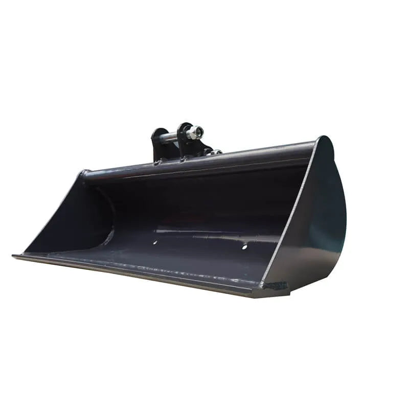 80cm Toothless flat buckettrenching bucket attachment, used for small excavator