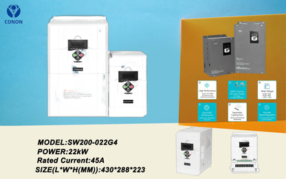 Motor Driver Frequency Inverter Electric VFD 22kW Single 240v to 415V