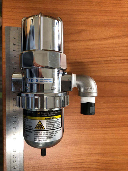 Semi auto drains for inline filter tank, condensate drain, spray painting AD-5