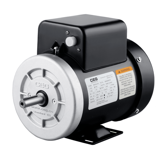 Three Phase NEMA Electric Motor 415V 0.75kW 1HP 1400rpm FRAME 56 1Ph CSCR 5/8"