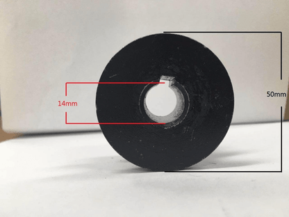 Single groove Pulley 50mm shaft size 14mm for electric motor Cast Iron Made