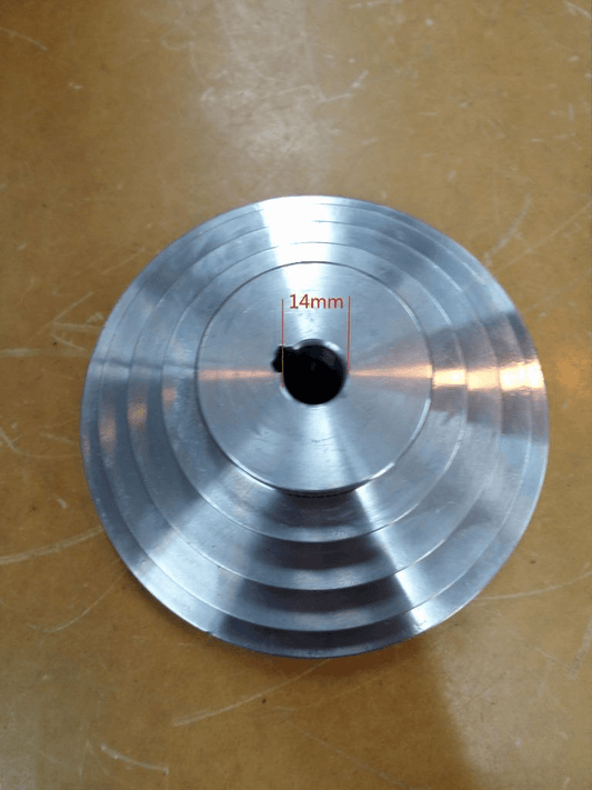 STEP PULLEY 5 LAYERS shaft 14mm lathe use